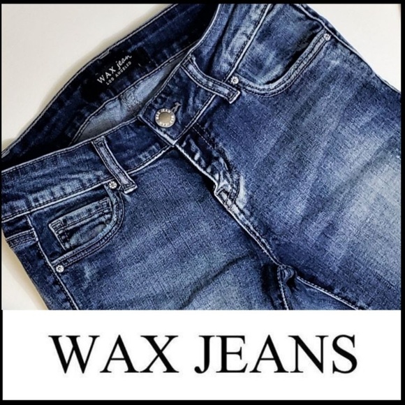 Wax Jean Denim - WAX JEANS Skinny Jean w/Frayed Hem - Sz 0